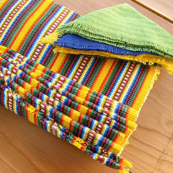 Other - Authentic Peruvian Blanket Placemats & Napkins